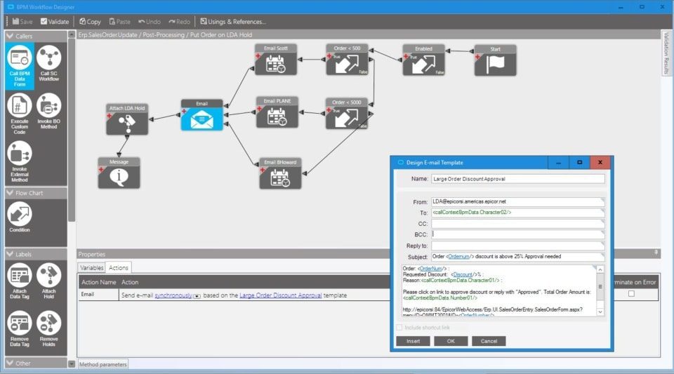 How to Create Real-Time Alerts in Epicor Using BPMs